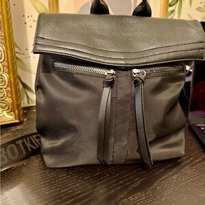 Botkier small Black Nylon and Leather Backpack